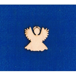SKLEJKA #3mm Anioł 5cm , aniołek mini z aureolą , zawieszka, aniołek 5cm